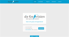 Desktop Screenshot of diekreartisten.com